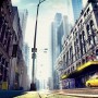 NY street - Realistic 3d Render