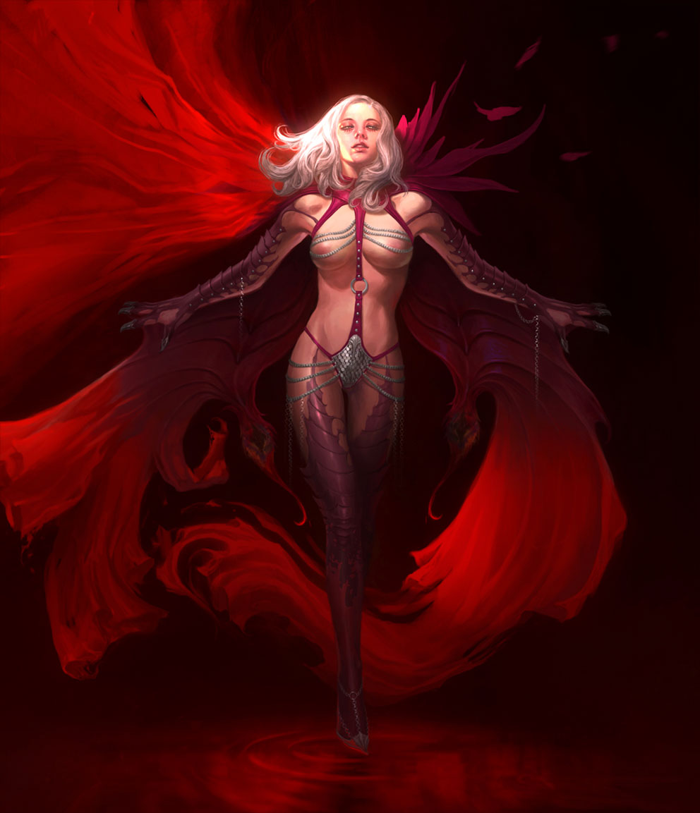 Succubus Digital Paintings Fantasy IllustrationsCoolvibe Digital Art