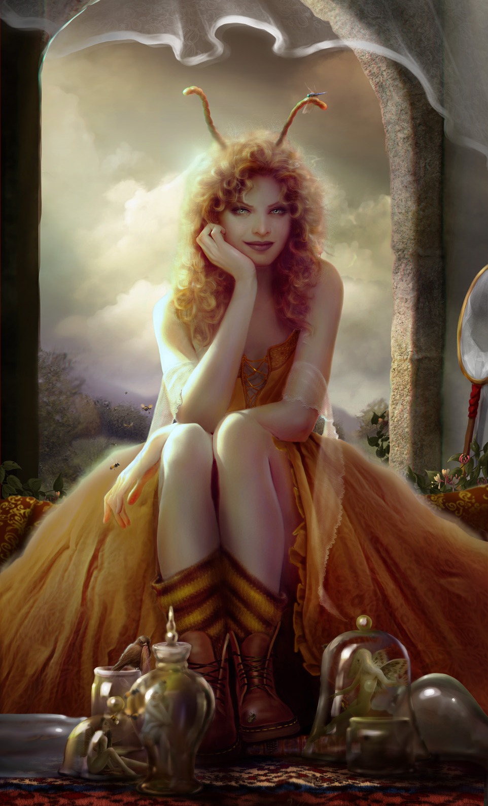 Queen Bee - Digital paintings, Fantasy, IllustrationsCoolvibe – Digital Art