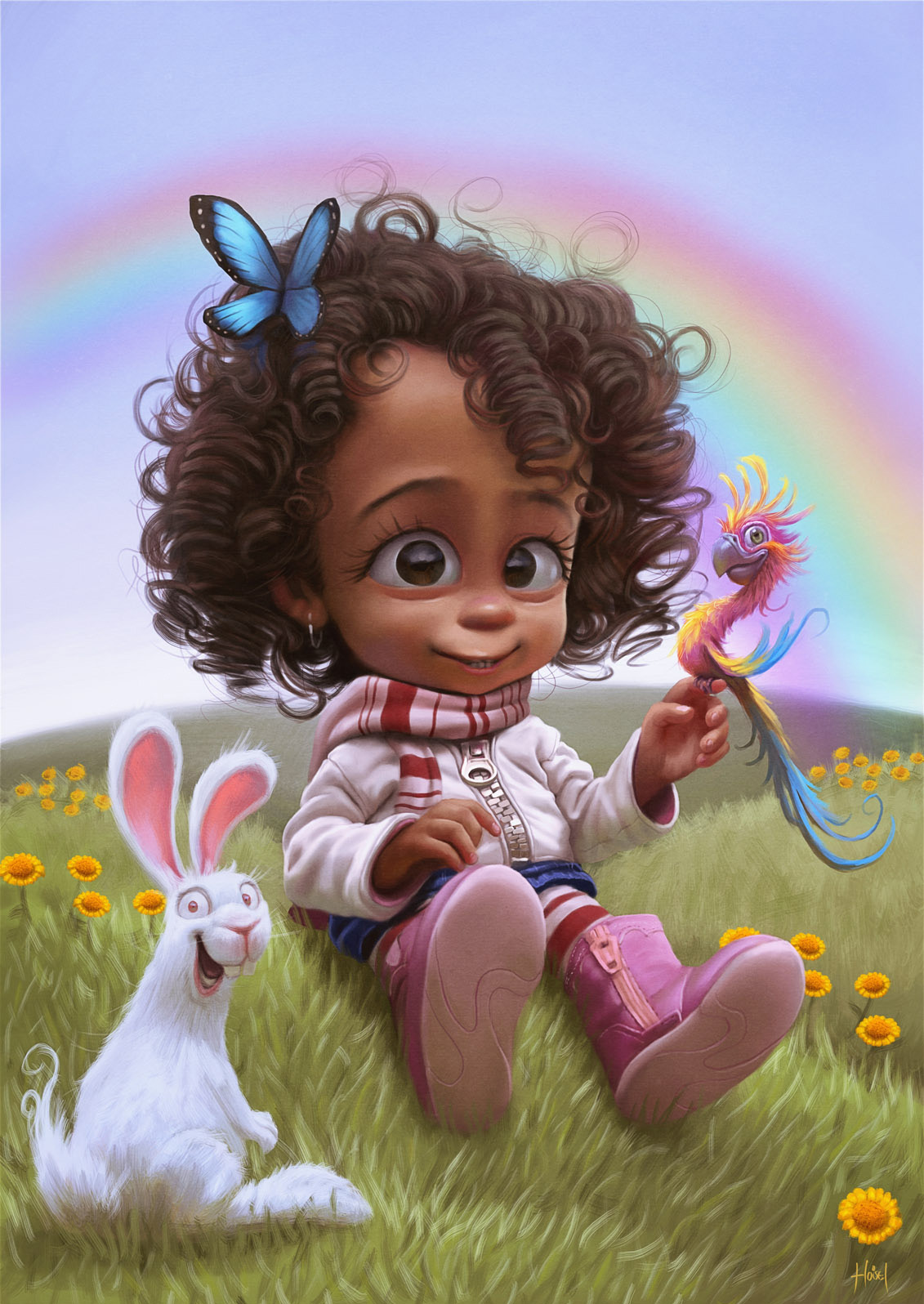 2D Art Maria 2D Digital Concept Art Digital Paintings 