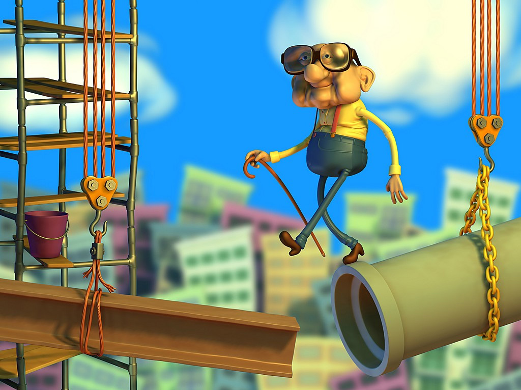 3D Art: Oops!!! Inspired By Old Mr. Magoo Cartoons - 3D, Concept art,  Illustrations, Movies, PhotoshopCoolvibe – Digital Art