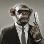 3D Art Matt Cioffi Gangsta Chimp