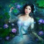 Digital Painting Ruoxing Zhang Mystery Girl