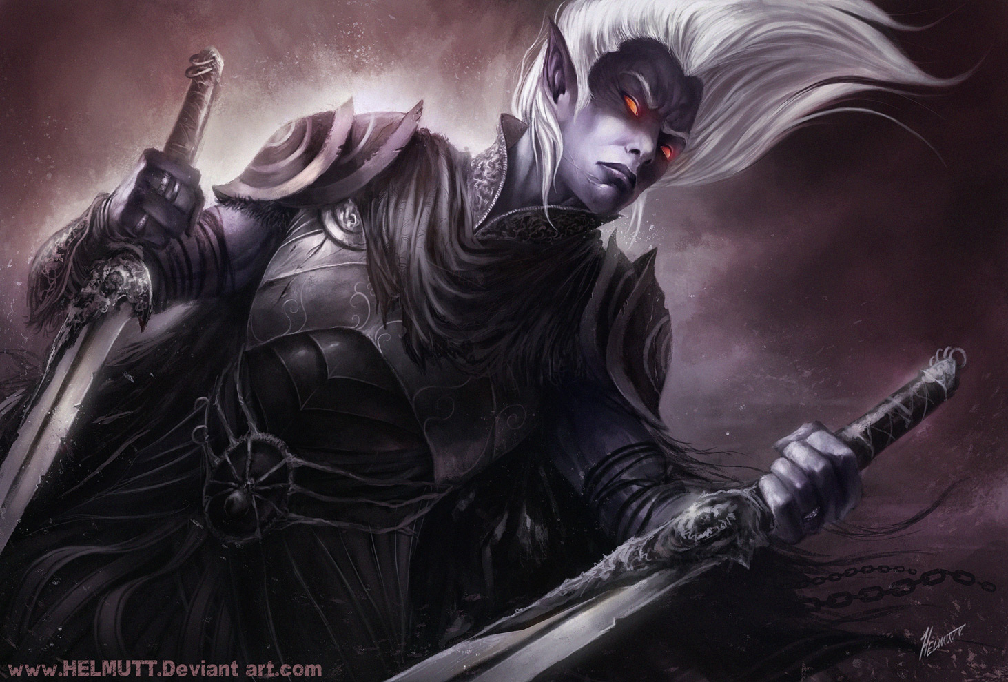 Fantasy Art Drow D Digital Digital Paintings FantasyCoolvibe Digital Art