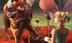 Alice and the Queen of Hearts by Jean Go