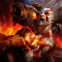 Video Game Art Izzy Medrano Kratos vs Helios