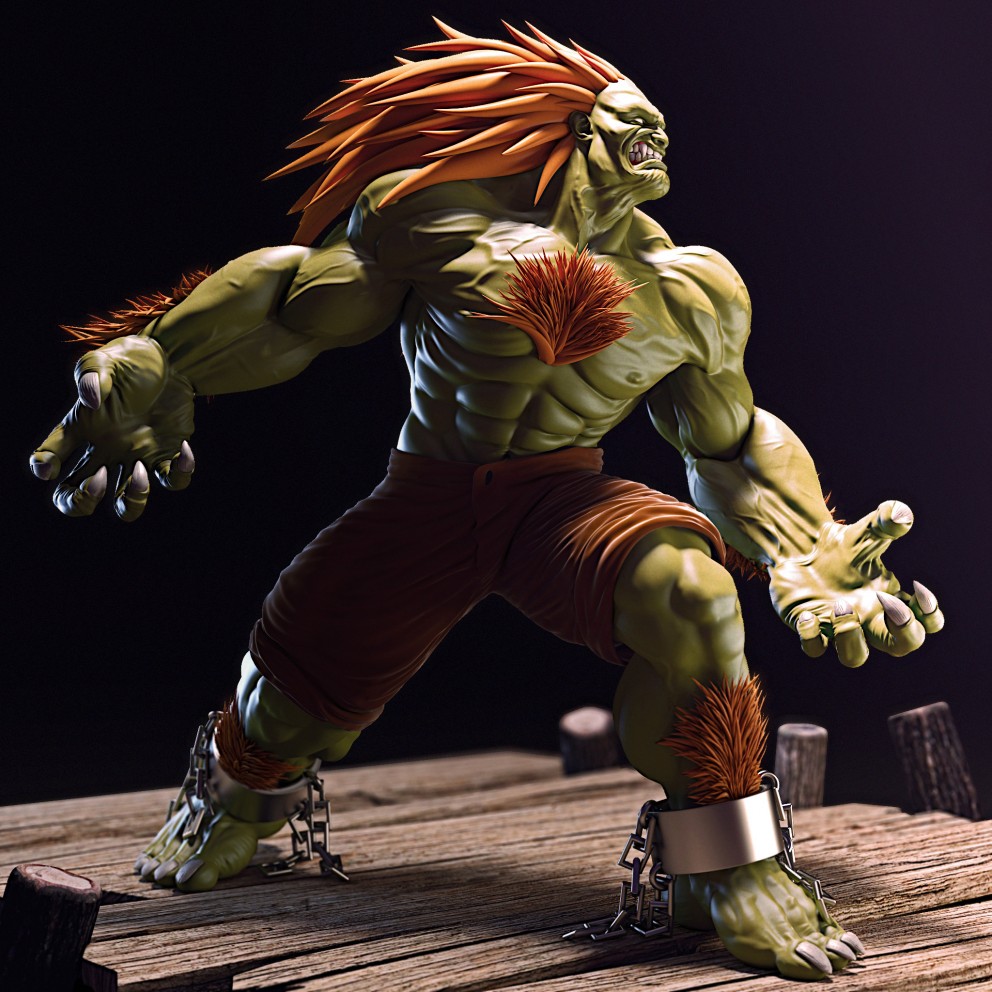 Street Fighter - Blanka - ZBrushCentral