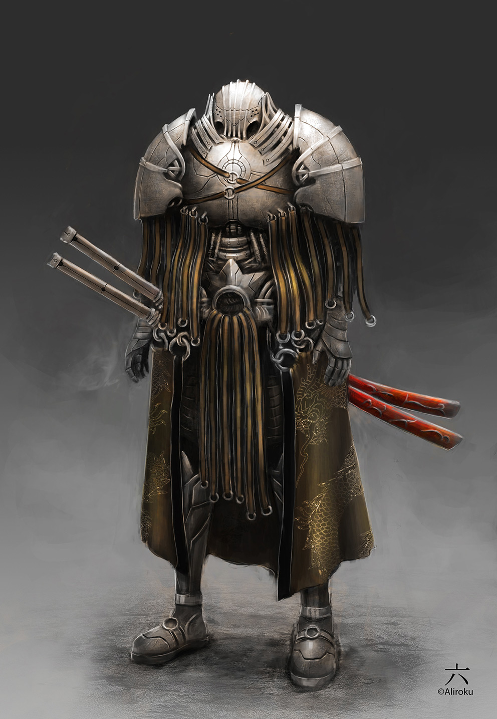 Concept Art: Samurai Cyborg - 2D Digital, Concept artCoolvibe – Digital Art