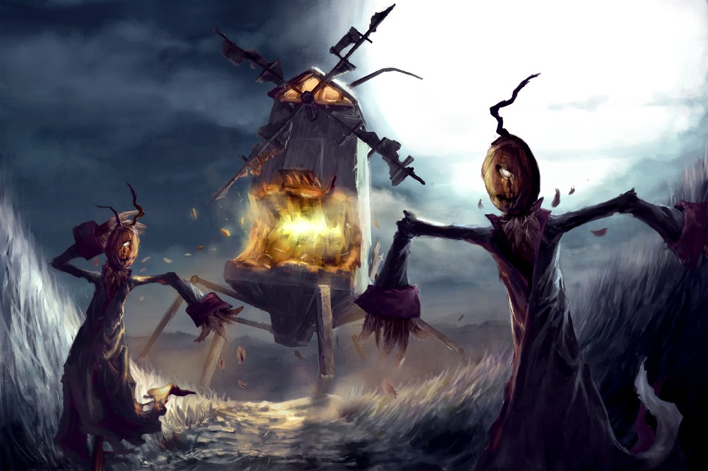 Concept Art: The Scarecrow's Eater - 2D Digital, Concept art ...