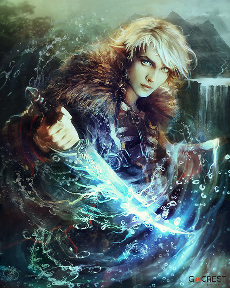Fantasy-Art-Ania-Mitura-Water-Hammer-Elf